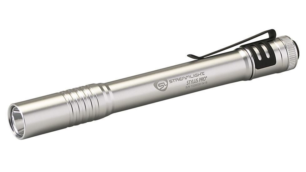Streamlight Stylus Pro 90 Lumens Penlight, Silve, Blister Pack, 66121