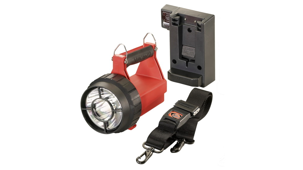Streamlight Vulcan Led Lantern, Inmetro Rated, 180 Lumen White Led, Vehicle Mount, 44132 - Direct Wire 12V Dc Mounted Charge Rack, Orange, 44756