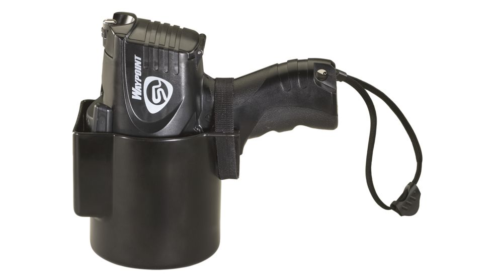 Streamlight Waypoint Pistol Grip Spotlight w/ 12V DC Power Cord and Polymer Mount, Black, Box Pack 44902