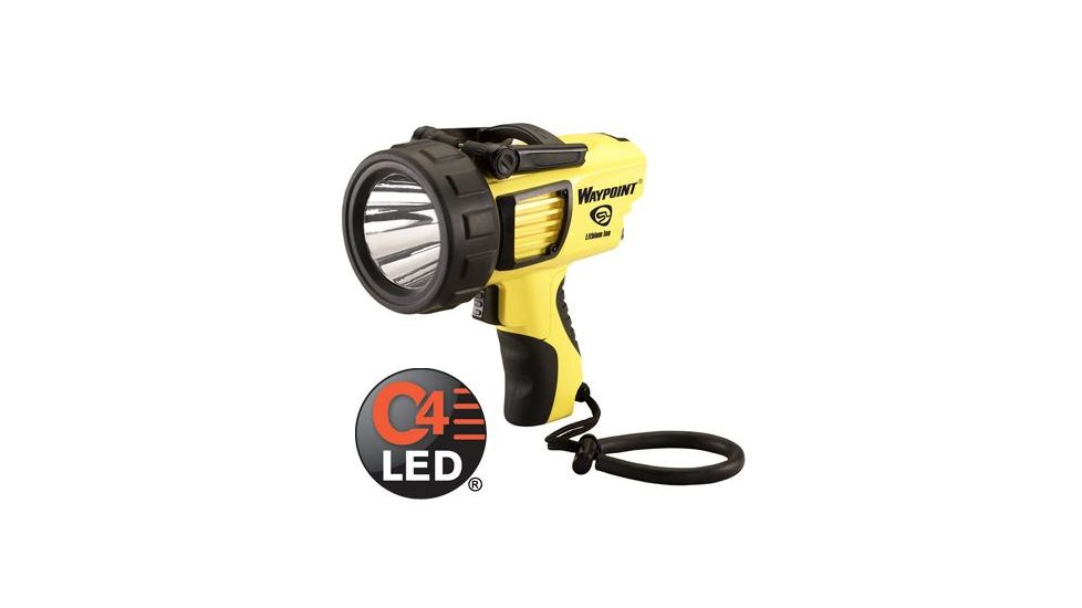 Streamlight Waypoint Rechargeable Flashlight - 120V AC, Yellow, 44910