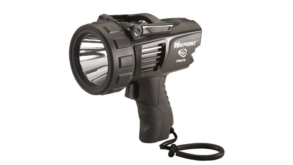Streamlight Waypoint Rechargeable Spotlight, 1000 Lumen White Led, 44919 - International Ac Charge Cord, Black, 44921
