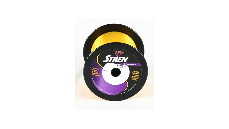 Stren Original Mono Bulk Spool 14lb 2400yd Hi-Vis Gold, SGSS-00140