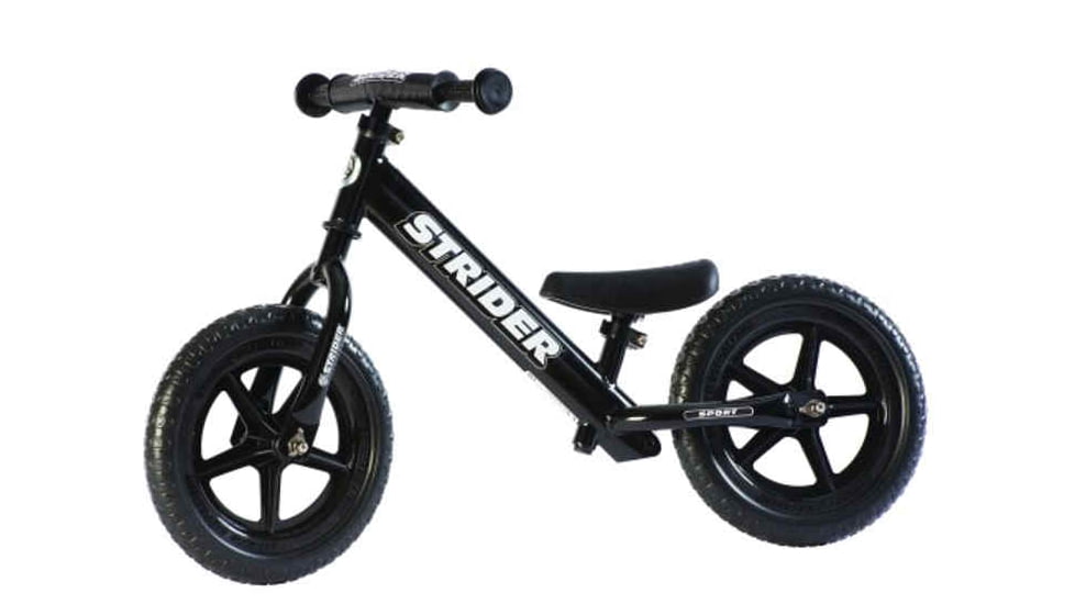 Strider 12 Sport Balance Bike-Black