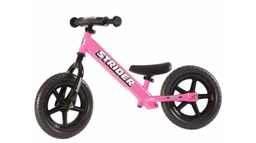Strider 12 Sport Balance Bike-Pink