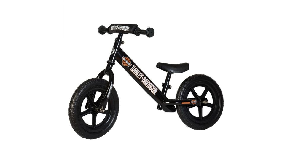 Strider Harley-Davidson 12 Sport Balance Bike-Black