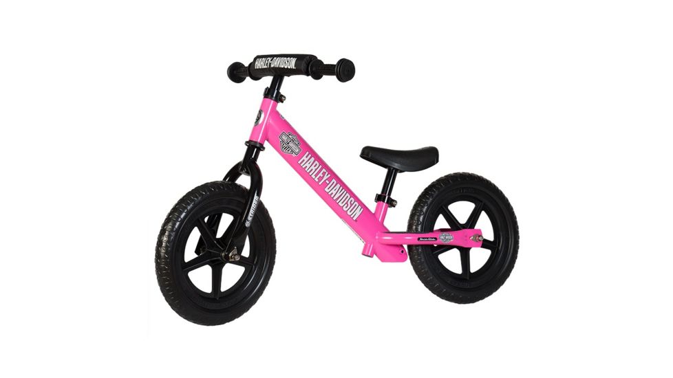 Strider Harley-Davidson 12 Sport Balance Bike-Pink