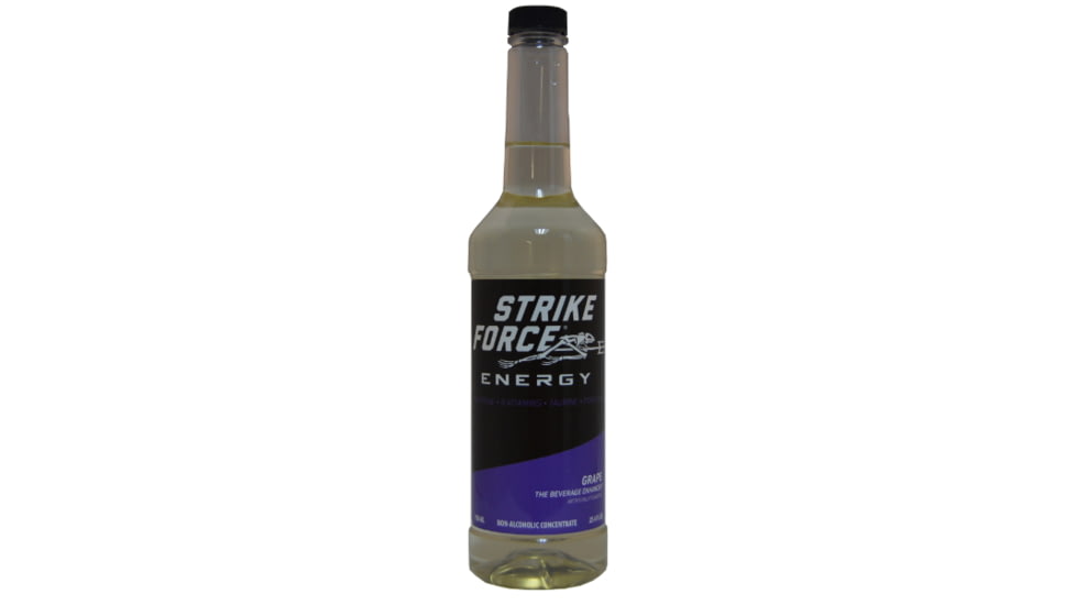 Strike Force Energy EZ-Pump Bottle, 750ml, Grape Flavor SFE-750-GR