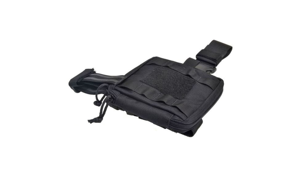 Strike Industries Ricci Compact Leg Medical Pouch, Black, One Size, SI-RICCI-CMP-W-BK
