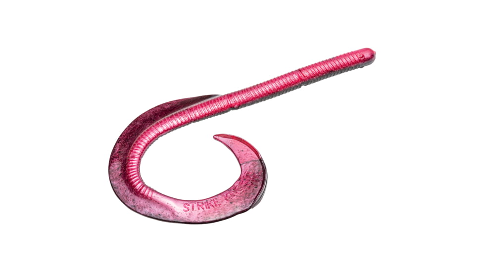 Strike King Rage Anaconda Fishing Lure, Soft Plastic Worm, Red Shad, 10in, 6-Pack, RGANA10-39, RGANA10-39