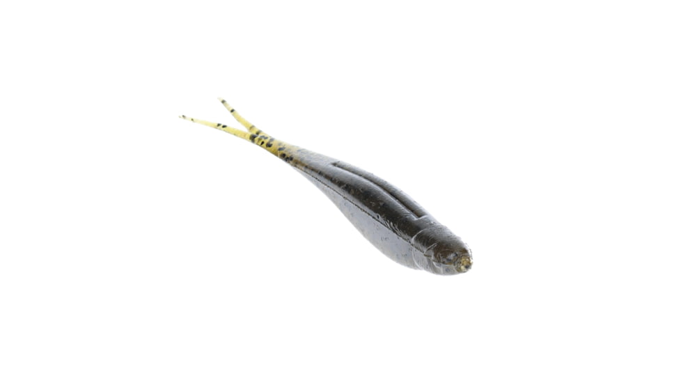 Strike King 3X Baby Z-Too Soft Jerkbait, Soft Plastic Jerkbait Fishing Lure, Green Pumpkin, 3 1/2in, 5-Pack, 3XBZTOO-46, 3XBZTOO-46