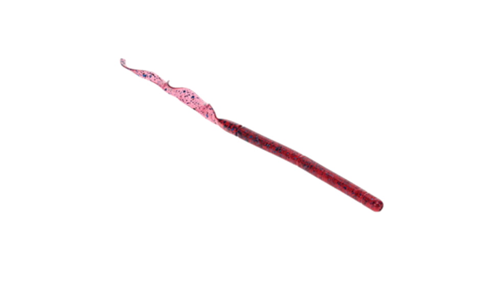 Strike King KVD Perfect Plastics Zeus Worm, Soft Plastic Worm Fishing Lure, Plum, 9 1/2in, 7-Pack, PPPW95-7, PPPW95-7