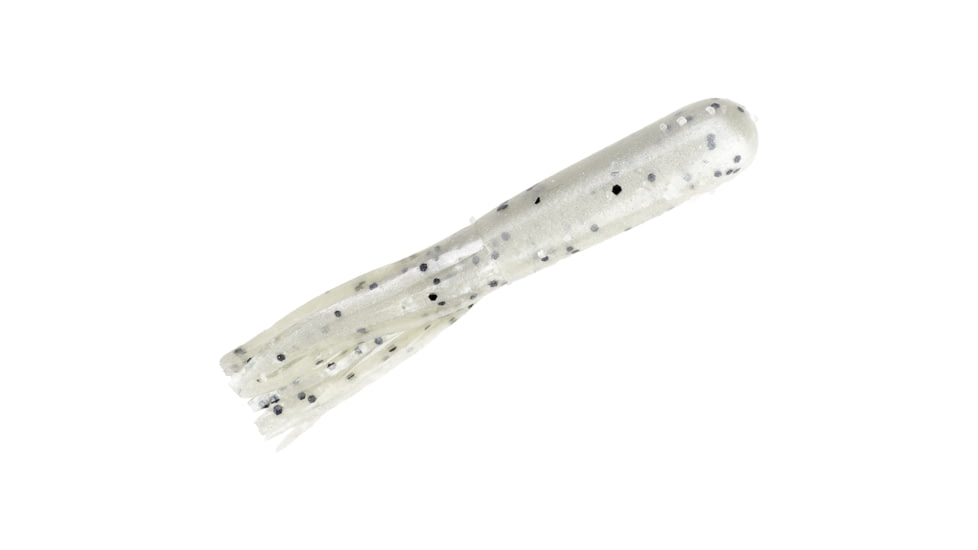 Strike King Bitsy Tube Fishing Lure, Soft Plastic Tube, Pearl Pepper, 2 3/4in, 10-Pack, BT2.75-44, BT2.75-44