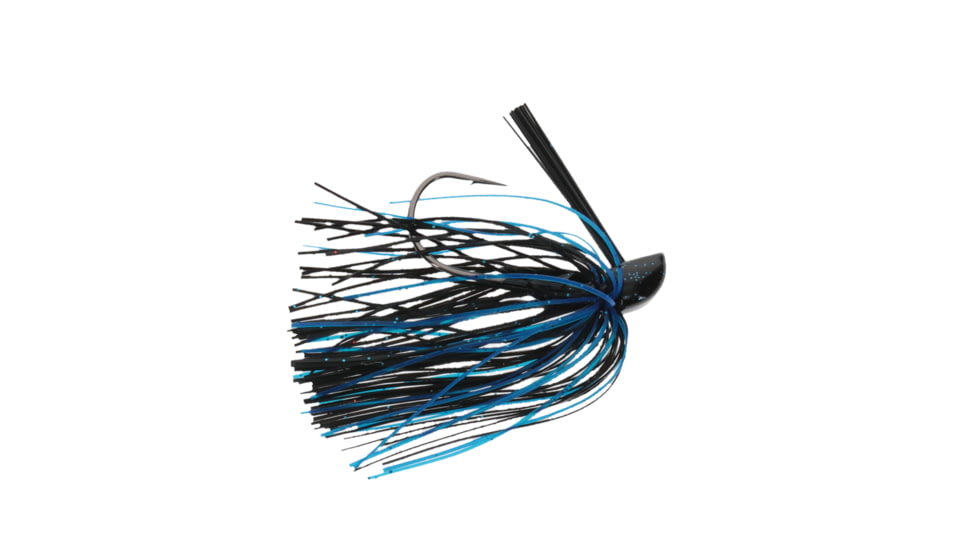Strike King Compact Tungsten Jig Fishing Lure, Casting Jig, Black and Blue, 1/2oz, CTCJ12-2, CTCJ12-2