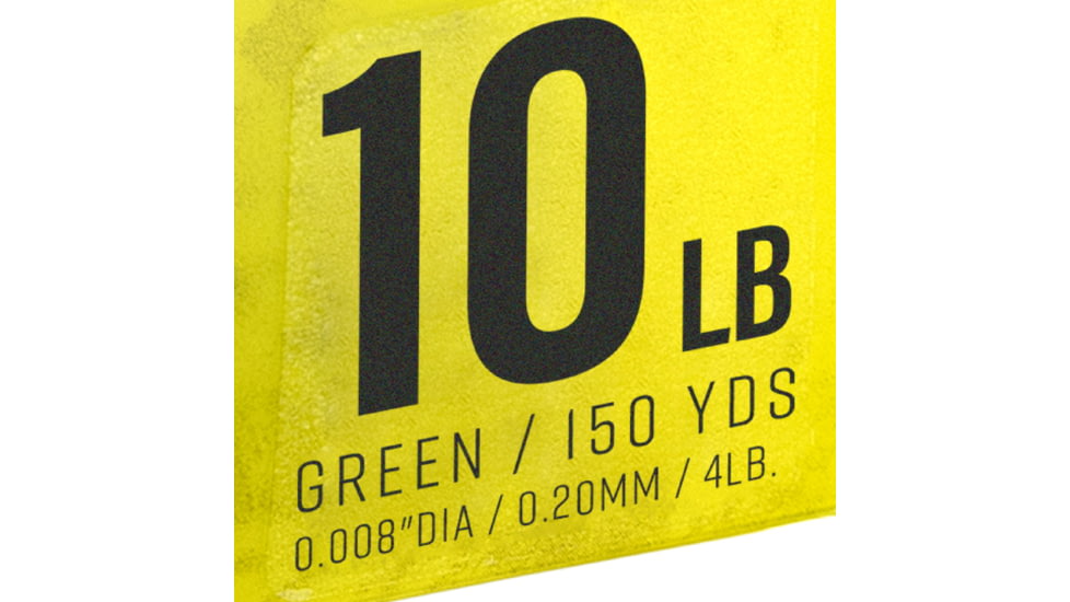 Strike King Contra Braid Fishing Line, 10lb Test, 150-Yards, Green, LPB150-10G