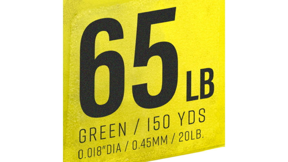 Strike King Contra Braid Fishing Line, 65lb Test, 150-Yards, Green, LPB150-65G