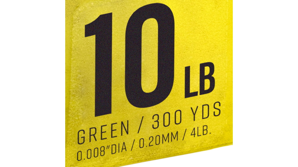 Strike King Contra Braid Fishing Line, 10lb Test, 300-Yards, Green, LPB300-10G