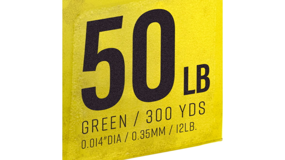 Strike King Contra Braid Fishing Line, 50lb Test, 300-Yards, Green, LPB300-50G