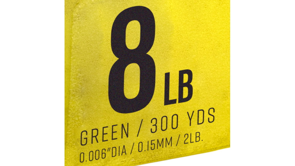 Strike King Contra Braid Fishing Line, 8lb Test, 300-Yards, Green, LPB300-8G