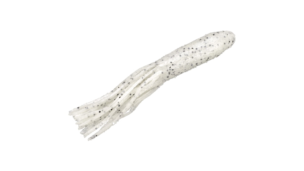 Strike King Denny Brauer Flip-N-Tube Fishing Lure, Soft Plastic Tube, Pearl Pepper, 4 1/2in, 8-Pack, FLPT4.5-44, FLPT4.5-44