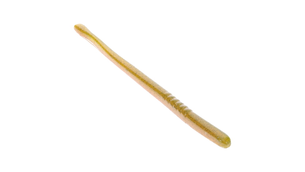 Strike King Filler Worm Fishing Lure, Soft Plastic Worm, Slender Profile, Open Pour Technology, Vibrant, 5in, 10-Pack, Dirt, DSOPT5-103