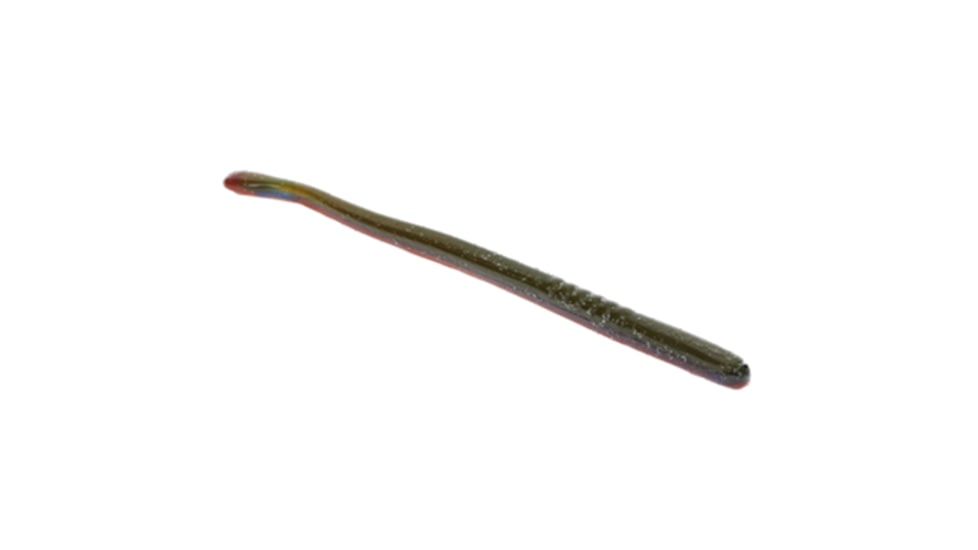 Strike King Filler Worm Fishing Lure, Soft Plastic Worm, Slender Profile, Open Pour Technology, Vibrant, 5in, 10-Pack, Magic, DSOPT5-269