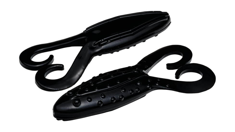 Strike King KVD Gurgle Toad Fishing Lure, Soft Plastic Toad, Black, 3 3/4in, 5-Pack, GT-210, GT-210