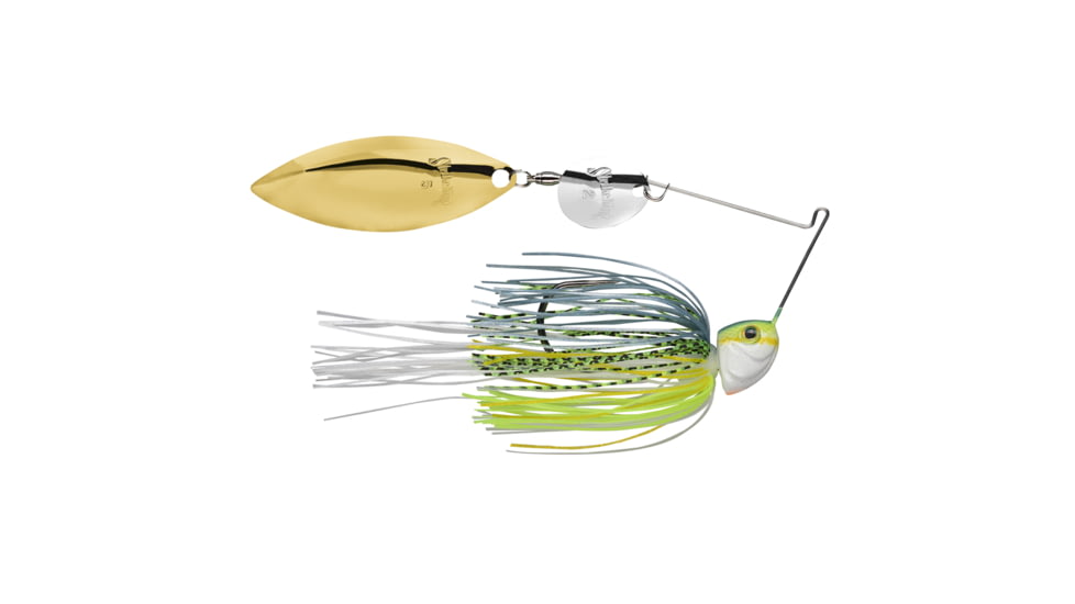 Strike King Hack Attack Heavy Cover 3/4oz Spinnerbait, Chartreuse Sexy Shad, HAHC34CW-538SG