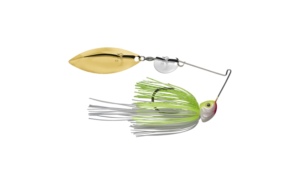 Strike King Hack Attack Heavy Cover 3/4oz Spinnerbait, Chartreuse/White, HAHC34CW-203SG