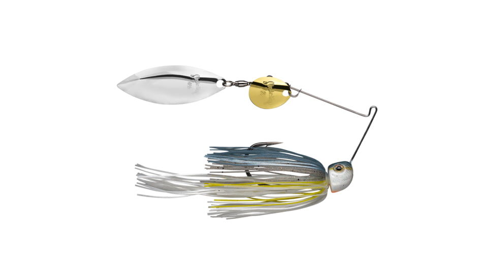 Strike King Hack Attack Heavy Cover 3/4oz Spinnerbait, Sexy Shad, HAHC34CW-590GS