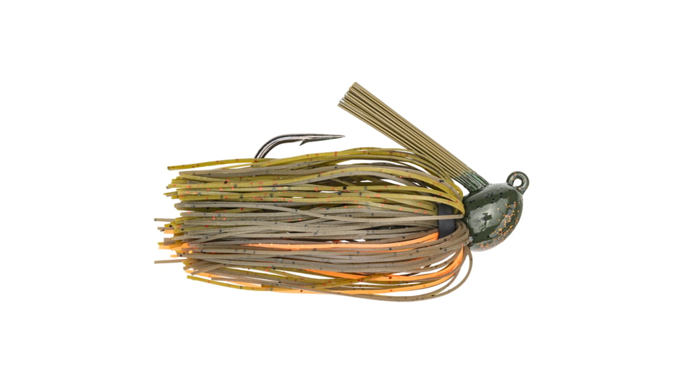 Strike King Hack Attack Jig Fishing Lure, Flipping Jig, Bama Craw, 1/2oz, HAHCJ12-101, HAHCJ12-101