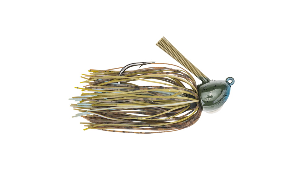 Strike King Hack Attack Jig Fishing Lure, Flipping Jig, Blue Craw, 1oz, HAHCJ1-108, HAHCJ1-108
