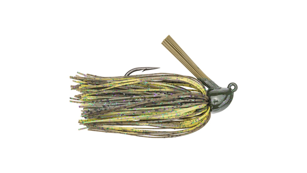 Strike King Hack Attack Jig Fishing Lure, Flipping Jig, Candy Craw, 3/8oz, HAHCJ38-130, HAHCJ38-130