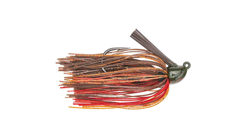 Strike King Hack Attack Jig Fishing Lure, Flipping Jig, Falcon Lake Craw, 3/8oz, HAHCJ38-135, HAHCJ38-135