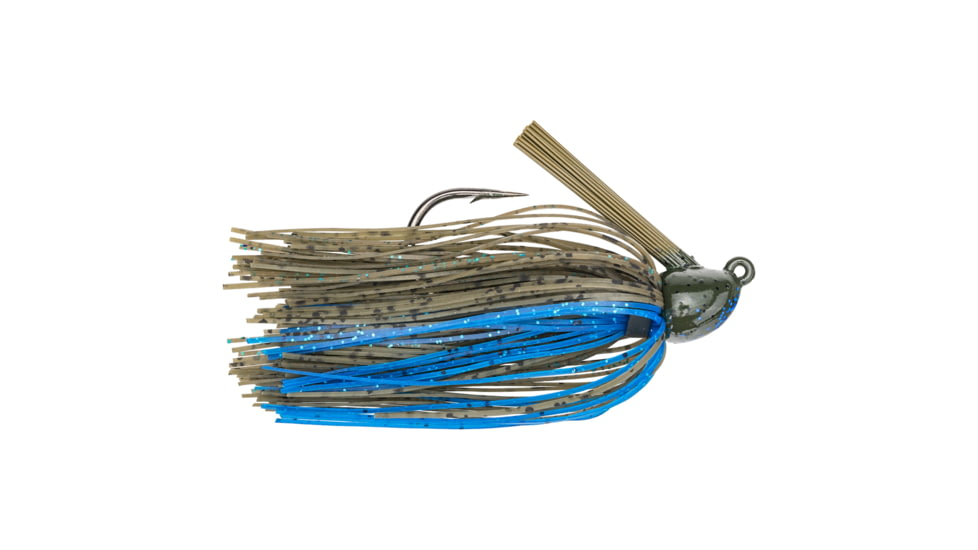 Strike King Hack Attack Jig Fishing Lure, Flipping Jig, Okeechobee Craw, 3/8oz, HAHCJ38-50, HAHCJ38-50