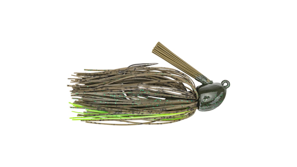 Strike King Hack Attack Jig Fishing Lure, Flipping Jig, Summer Craw, 3/4oz, HAHCJ34-100, HAHCJ34-100