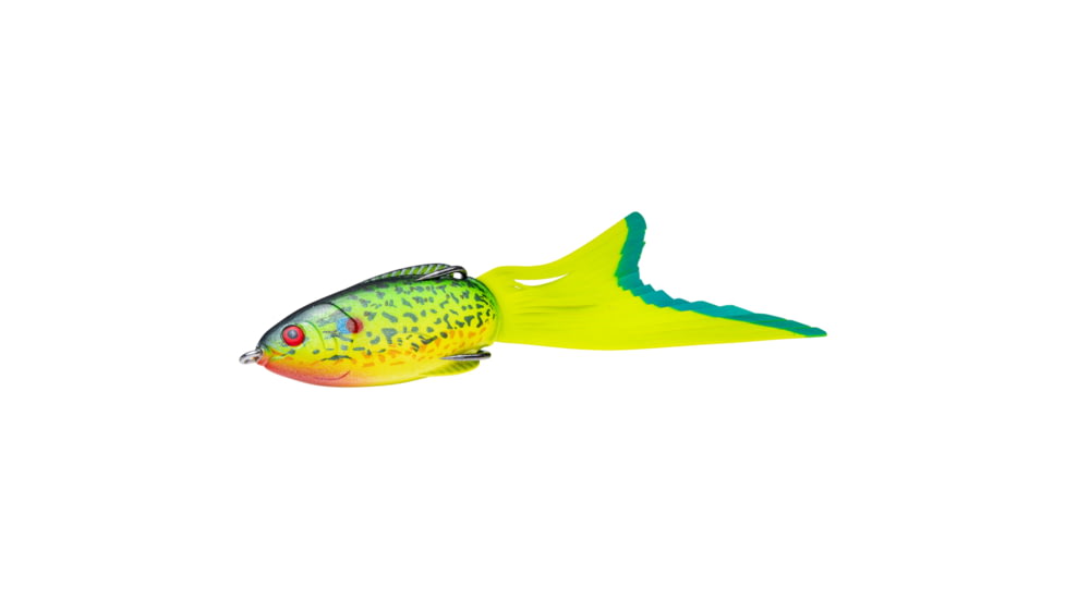 Strike King Hack Attack Pad Perch Bait, Natural Chartreuse, 6in / 1/2oz, HAPP-280