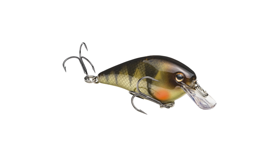 Strike King KVD 1.0 Squarebill Fishing Lure, Shallow Diving Squarebill Crankbait, Yellow Perch, 1/4oz, HCKVDS1.0-680, HCKVDS1.0-680