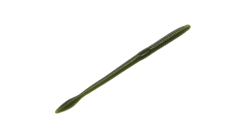 Strike King KVD Perfect Plastics Finesse Worm, Soft Plastic Worm Fishing Lure, Magic Crawler, 6 1/2in, 12-Pack, FIN65-148, FIN65-148