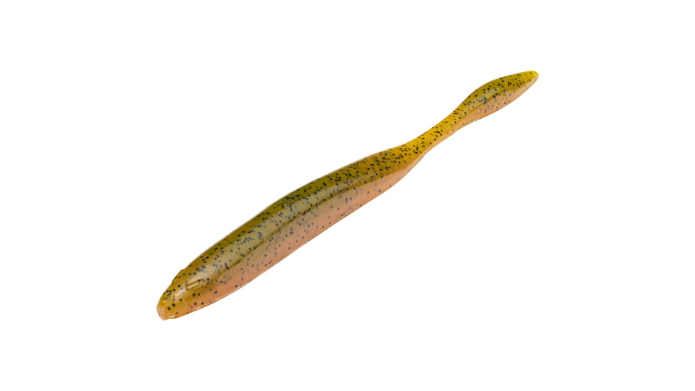 Strike King KVD Dream Shot Fishing Lure, Soft Plastic Worm, Dirt, 4 1/4in, 10-Pack, DSKVD-103, DSKVD-103