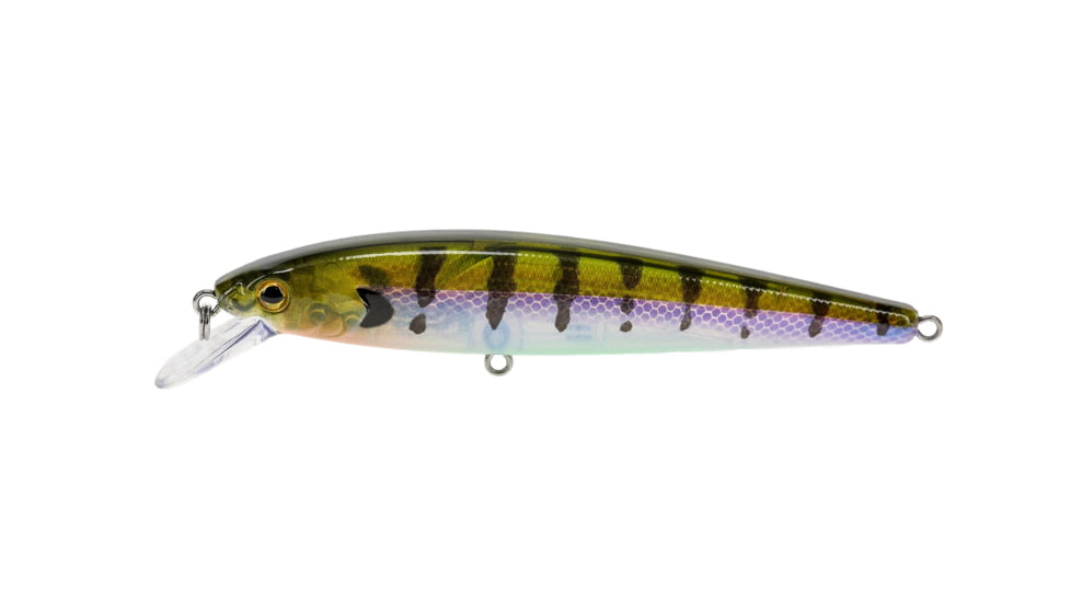 Strike King KVD Elite 200 Jerkbait Fishing Lure, Weight Transfer System, 4 1/2in, 3/8oz, Dives 4 to 7-Feet, SZ 4 Mustad Triple Grip Treble Hooks, Phantom Bluegill, HCKVDJ200E-330