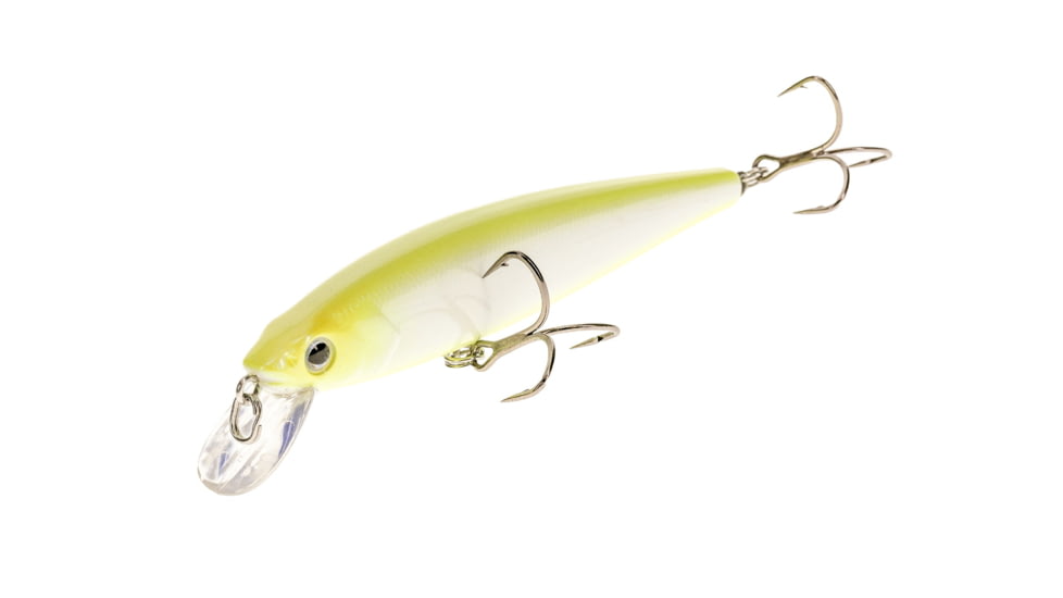 Strike King KVD Elite 200 Jerkbait Fishing Lure, Weight Transfer System, 4 1/2in, 3/8oz, Dives 4 to 7-Feet, SZ 4 Mustad Triple Grip Treble Hooks, Pro Siren, HCKVDJ200E-336
