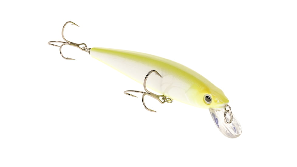 Strike King KVD Elite 200 Jerkbait Fishing Lure, Weight Transfer System, 4 1/2in, 3/8oz, Dives 4 to 7-Feet, SZ 4 Mustad Triple Grip Treble Hooks, Pro Siren, HCKVDJ200E-336