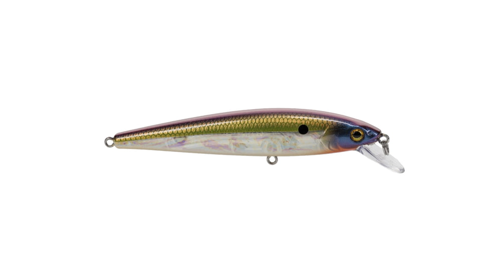 Strike King KVD Elite 200 Jerkbait Fishing Lure, Weight Transfer System, 4 1/2in, 3/8oz, Dives 4 to 7-Feet, SZ 4 Mustad Triple Grip Treble Hooks, Pro Tennessee Shad 2.0, HCKVDJ200E-335