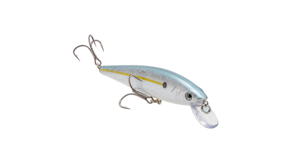Strike King KVD Elite 200 Jerkbait Fishing Lure, Weight Transfer System, 4 1/2in, 3/8oz, Dives 4 to 7-Feet, SZ 4 Mustad Triple Grip Treble Hooks, Sexy Shad 2.0, HCKVDJ200E-591