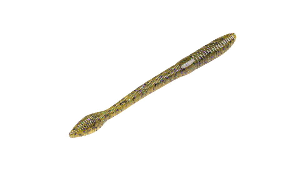 Strike King KVD Fat Baby Finesse Worm, Soft Plastic Worm Fishing Lure, Candy Craw, 5in, 12-Pack, FBFIN5-130, FBFIN5-130