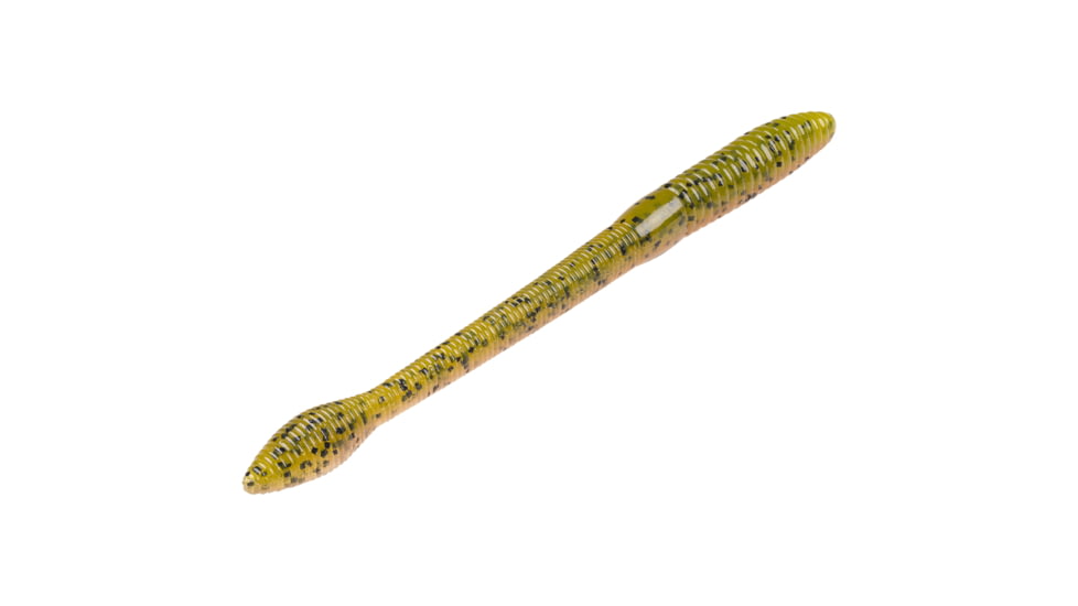 Strike King KVD Fat Baby Finesse Worm, Soft Plastic Worm Fishing Lure, Dirt, 5in, 12-Pack, FBFIN5-103, FBFIN5-103