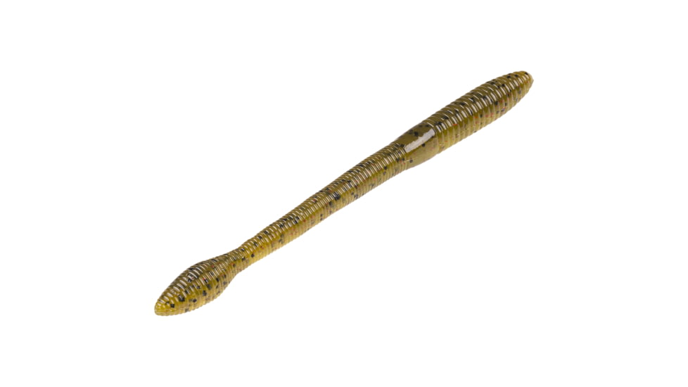 Strike King KVD Fat Baby Finesse Worm, Soft Plastic Worm Fishing Lure, Double Header Red, 5in, 12-Pack, FBFIN5-109, FBFIN5-109