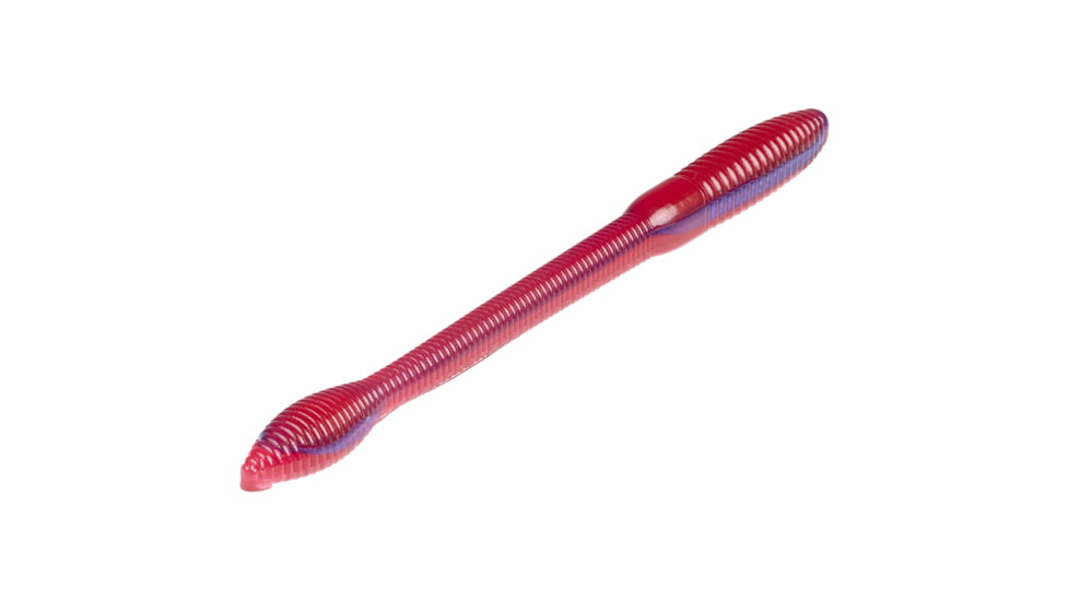 Strike King KVD Fat Baby Finesse Worm, Soft Plastic Worm Fishing Lure, Morning Dawn, 5in, 12-Pack, FBFIN5-197, FBFIN5-197