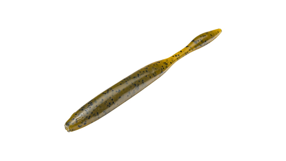 Strike King KVD Dream Shot Magnum Fishing Lure, Soft Plastic Worm, Green Pumpkin, 5in, 8-Pack, DSKVD5-46, DSKVD5-46