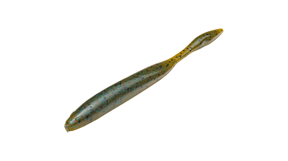 Strike King KVD Dream Shot Magnum Fishing Lure, Soft Plastic Worm, Green Pumpkin Sapphire, 5in, 8-Pack, DSKVD5-175, DSKVD5-175
